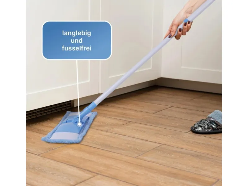Outlet Bestlivings Bodenwischer Ersatzbezug Blau Mikrofaser 4er Pack