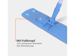 Online Bestlivings Bodenwischer Komplett Set Mikrofaser Blau Weiß