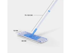 Online Bestlivings Bodenwischer Komplett Set Mikrofaser Blau Weiß