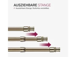 Sale Bestlivings Cafehausstangen Messing Gold 50 bis 75 cm