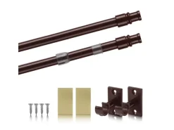 Hot Bestlivings Cafehausstangen Braun 50 bis 75 cm