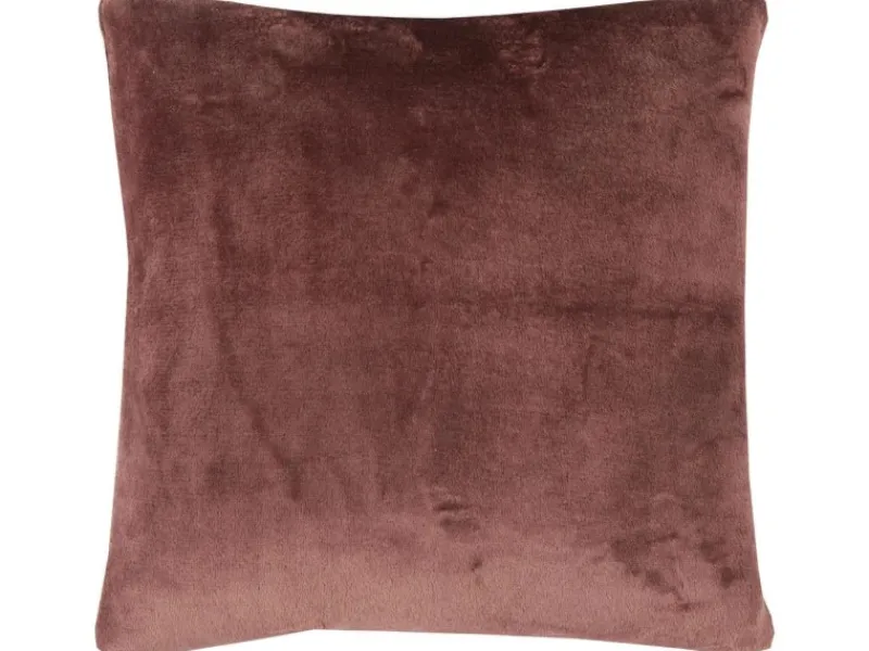 Discount Bestlivings Dekokissen Kuschel Kissenbezug mit Reißverschluss 45 x 45 cm Braun