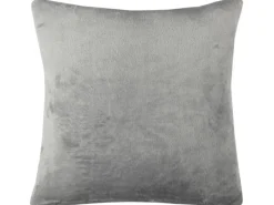 Outlet Bestlivings Dekokissen Kuschel Kissenbezug mit Reißverschluss 45 x 45 cm Grau