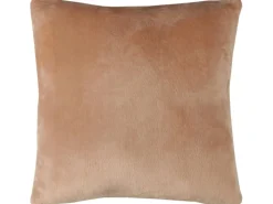 Hot Bestlivings Dekokissen Kuschel Kissenbezug mit Reißverschluss 45 x 45 cm Nougat