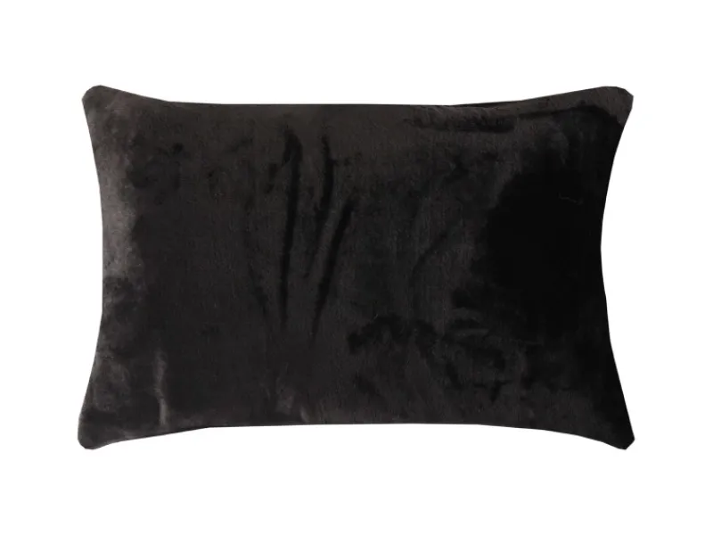 Online Bestlivings Dekokissen Kuschel Kissenbezug mit Reißverschluss 40 x 60 cm Schwarz