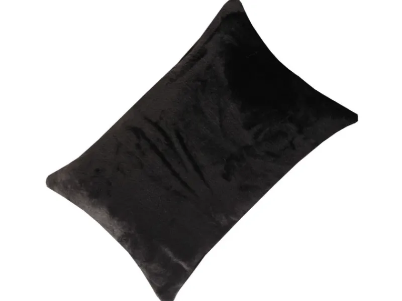 Online Bestlivings Dekokissen Kuschel Kissenbezug mit Reißverschluss 40 x 60 cm Schwarz