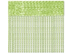 Bestlivings 2er Pack Fadenvorhang Fadengardine Gardine Vorhang 90 cm x 240 cm Hellgrün