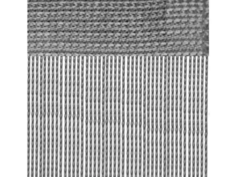 Hot Bestlivings Fadengardine Vorhang für Wohnwagen Anthrazit Plus Gardinenstange 56 cm x 185 cm