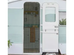 Sale Bestlivings Fadengardine Vorhang für Wohnwagen in Schwarz 56 cm x 185 cm