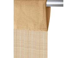 New Bestlivings Fadengardine Vorhang für Wohnwagen Gold Plus Gardinenstange 56 cm x 185 cm