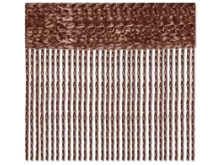 Best Bestlivings Fadenvorhang Fadengardine Vorhang Gardine 90 cm x 245 cm Braun