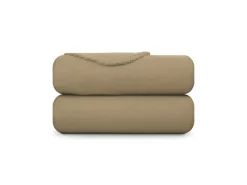 Bestlivings Fleecedecke Mit Kedernaht 130 x 170 cm Taupe