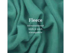 Best Bestlivings Fleecedecke Mit Kedernaht 130 x 170 cm Türkis