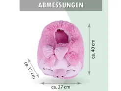 Bestlivings Fußwärmer Plüsch 27 x 40 cm Schwein