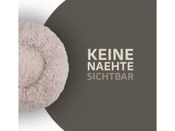 Best Bestlivings Haustierbett Fluffy Ø100cm Hundekissen Öko-Tex Hundebett Katzenbett Beige