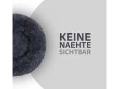 Online Bestlivings Haustierbett Fluffy Ø50cm Hundekissen Öko-Tex Hundebett Katzenbett Anthrazit