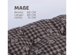 Bestlivings Hundekissen 60x80x15cm Hundekorb Hundebett