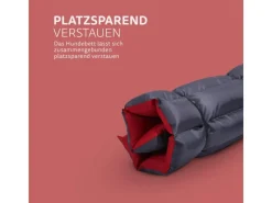 Bestlivings Hundematte 85x70cm Outdoor Wasserabweisend Atmungsaktiv Hundebet Rot