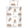Clearance Bestlivings Kinder Bettwäsche 100 x 135 cm & 40 x 60 cm - Bärchen Wolke