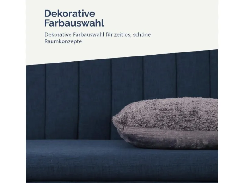 Online Bestlivings Kissenhülle Chenille 50 x 50 cm Anthrazit