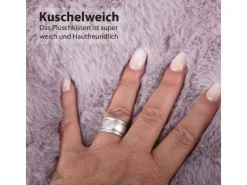 New Bestlivings Kissenhülle Faux Rabbit 45 x 45 cm Flieder