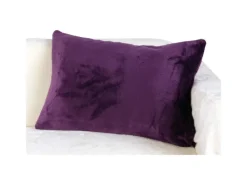 Online Bestlivings Kissenhülle Kuschel Kissenbezug mit Reißverschluss 40 x 60 cm 2er Pack Violett