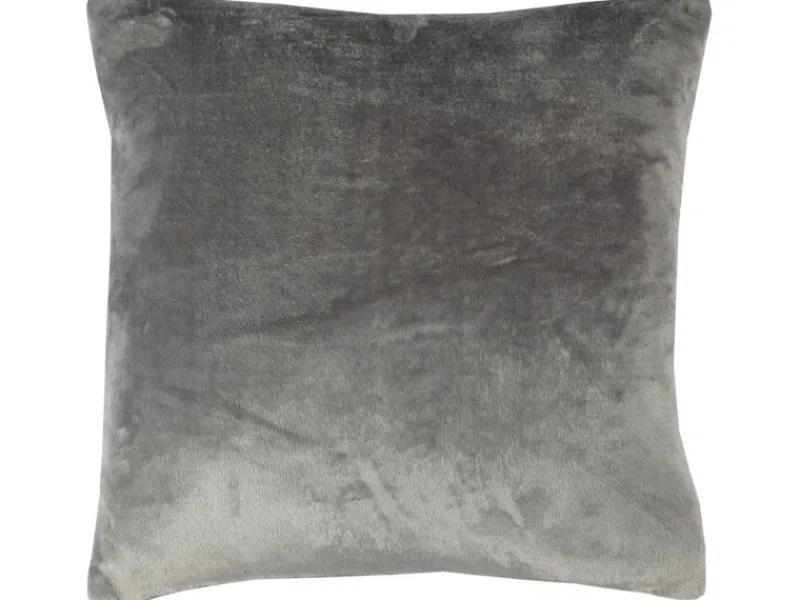 Online Bestlivings Kissenhülle Kuschel Kissenbezug mit Reißverschluss 45 x 45 cm Anthrazit