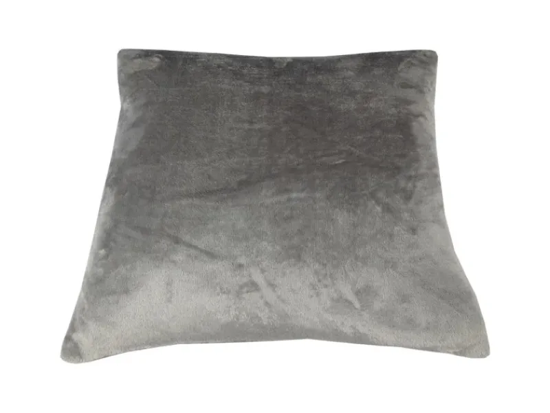 Online Bestlivings Kissenhülle Kuschel Kissenbezug mit Reißverschluss 45 x 45 cm Anthrazit