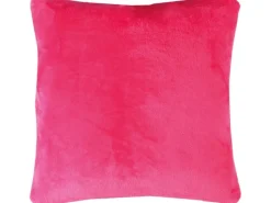 New Bestlivings Kissenhülle Kuschel Kissenbezug mit Reißverschluss 50 x 50 cm Pink