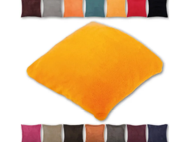 Bestlivings Kissenhülle Kuschel 30 x 30 cm Hell mit Füllung