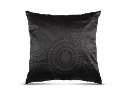 Outlet Bestlivings Kissenhülle Punkte 60 x 60 cm Schwarz