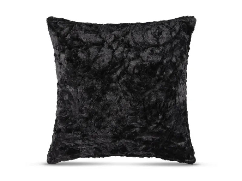 Discount Bestlivings Kissenhülle Rose Kuschel 40 x 40 cm Schwarz