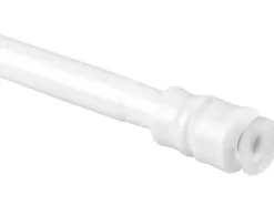 Bestlivings Klemmstange mit Schraubtechnik Weiß 100 bis 140 cm