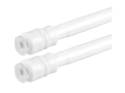 Bestlivings Klemmstangen mit Schraubtechnik Weiß 40 bis 60 cm 2er Pack