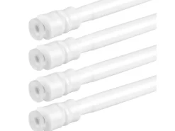 Hot Bestlivings Klemmstangen mit Schraubtechnik Weiß 60 bis 90 cm 4er Pack