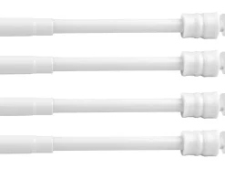 Hot Bestlivings Klemmstangen mit Schraubtechnik Weiß 60 bis 90 cm 4er Pack