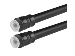 Discount Bestlivings Klemmstangen mit Schraubtechnik Schwarz 80 bis 120 cm 2er Pack