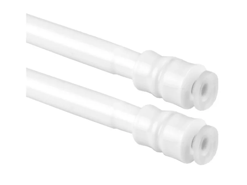 Discount Bestlivings Klemmstangen mit Schraubtechnik Weiß 100 bis 140 cm 2er Pack