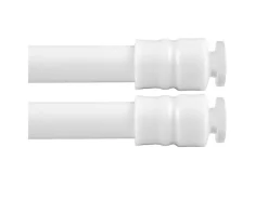 Discount Bestlivings Klemmstangen mit Schraubtechnik Weiß 100 bis 140 cm 2er Pack