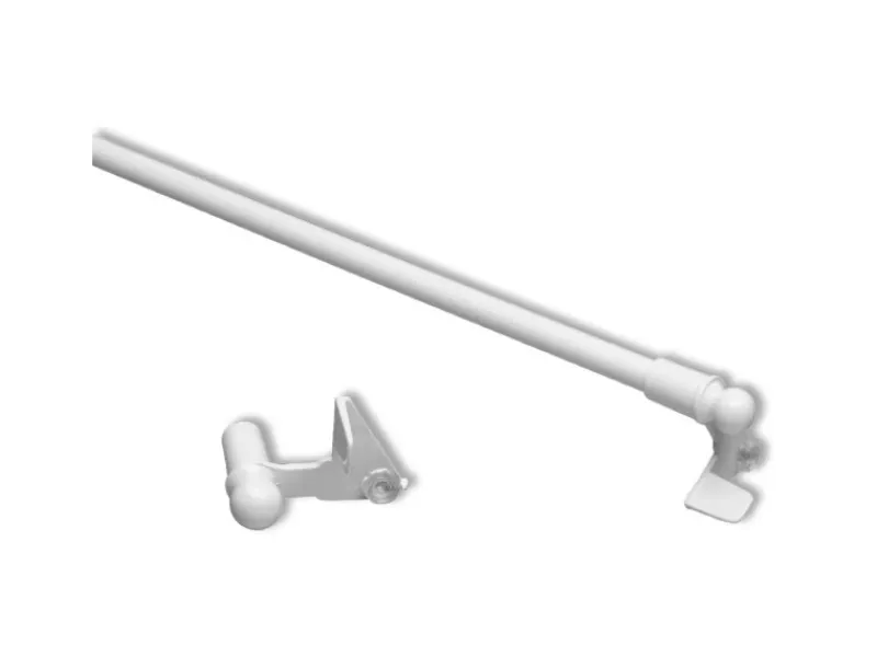 Hot Bestlivings Klemmstangen Ausziehbar Weiß 40 bis 60 cm