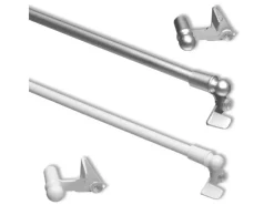 Hot Bestlivings Klemmstangen Ausziehbar Weiß 40 bis 60 cm