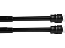 Bestlivings Klemmstangen mit Schraubtechnik Schwarz 40 bis 60 cm 2er Pack