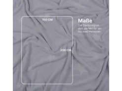 Sale Bestlivings Kuscheldecke Cashmere Touch Glow In The Dark 150 x 200 cm Sterne