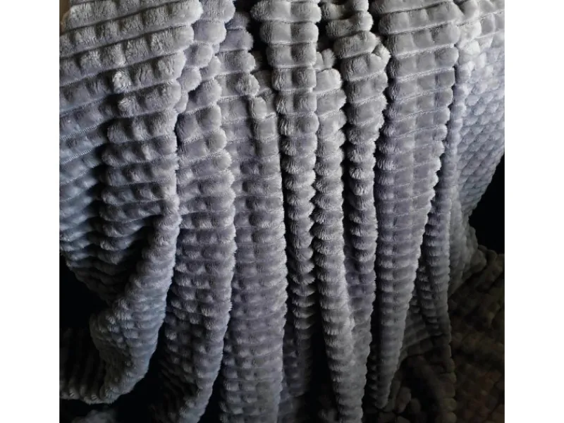 Bestlivings Kuscheldecke Jacquard Flanell 130 x 170 cm