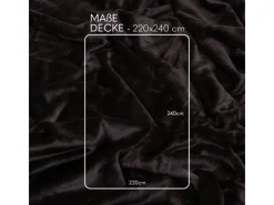 Bestlivings Kuscheldecke Mirabella Cashmere Touch 220 x 240 cm