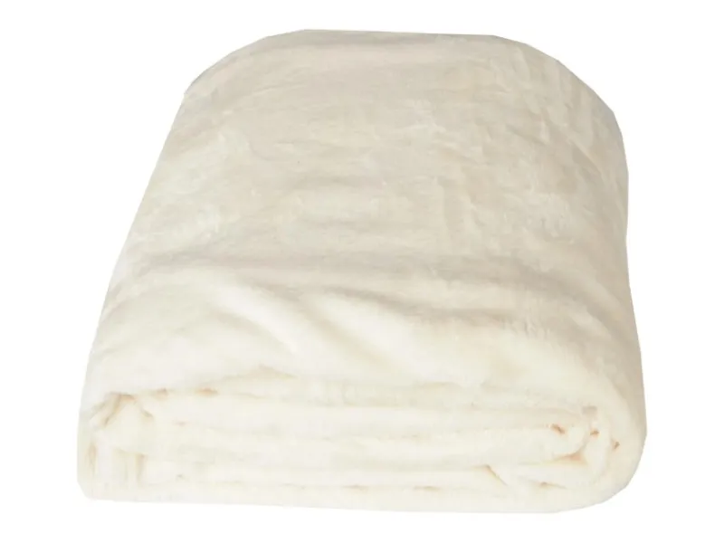 New Bestlivings Kuscheldecke Celina 2er Pack 130 x 170 cm Champagner