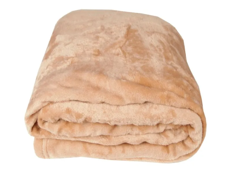 Hot Bestlivings Kuscheldecke Celina 2er Pack 70 x 100 cm Nougat