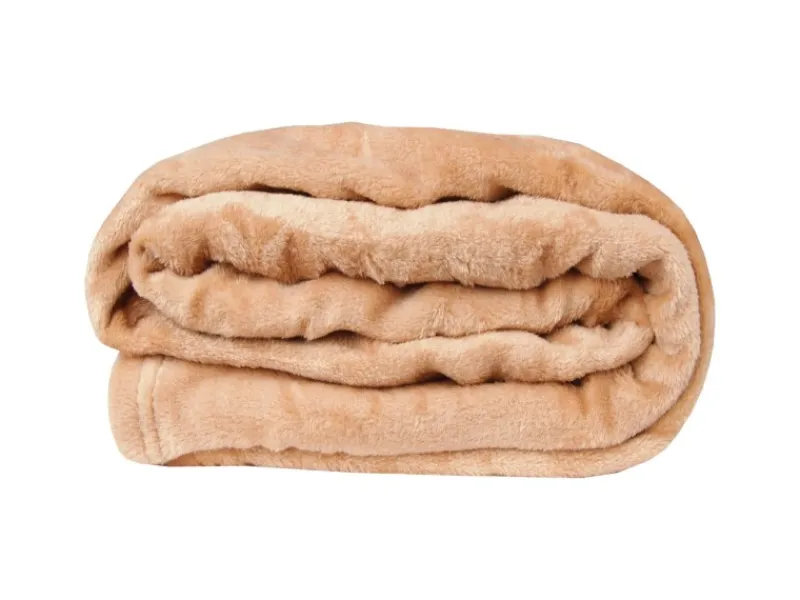 Hot Bestlivings Kuscheldecke Celina 2er Pack 70 x 100 cm Nougat