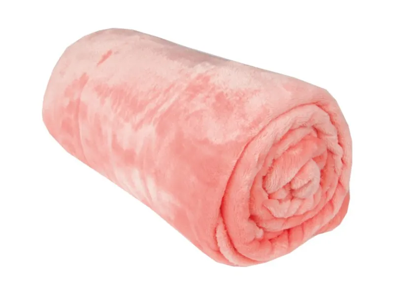 Bestlivings Kuscheldecke Celina 2er Pack Lachs 180 x 220 cm
