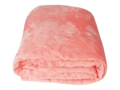 Bestlivings Kuscheldecke Celina 2er Pack Lachs 180 x 220 cm